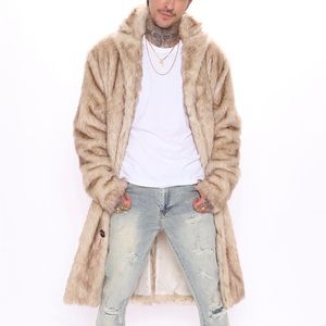 Brand new faux fur coat